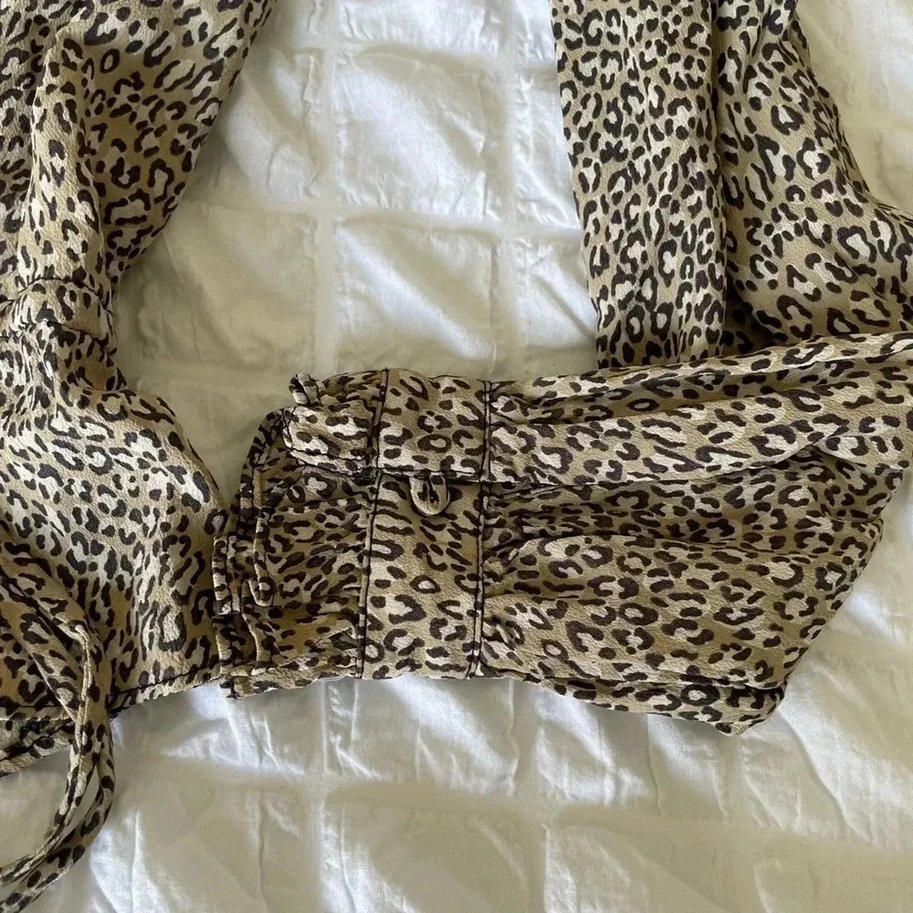 Blue Life leopard blouse - Picture 3 of 7